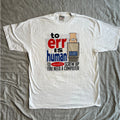 90’s Dilbert and Flaming Bass Reversible T-Shirt XL