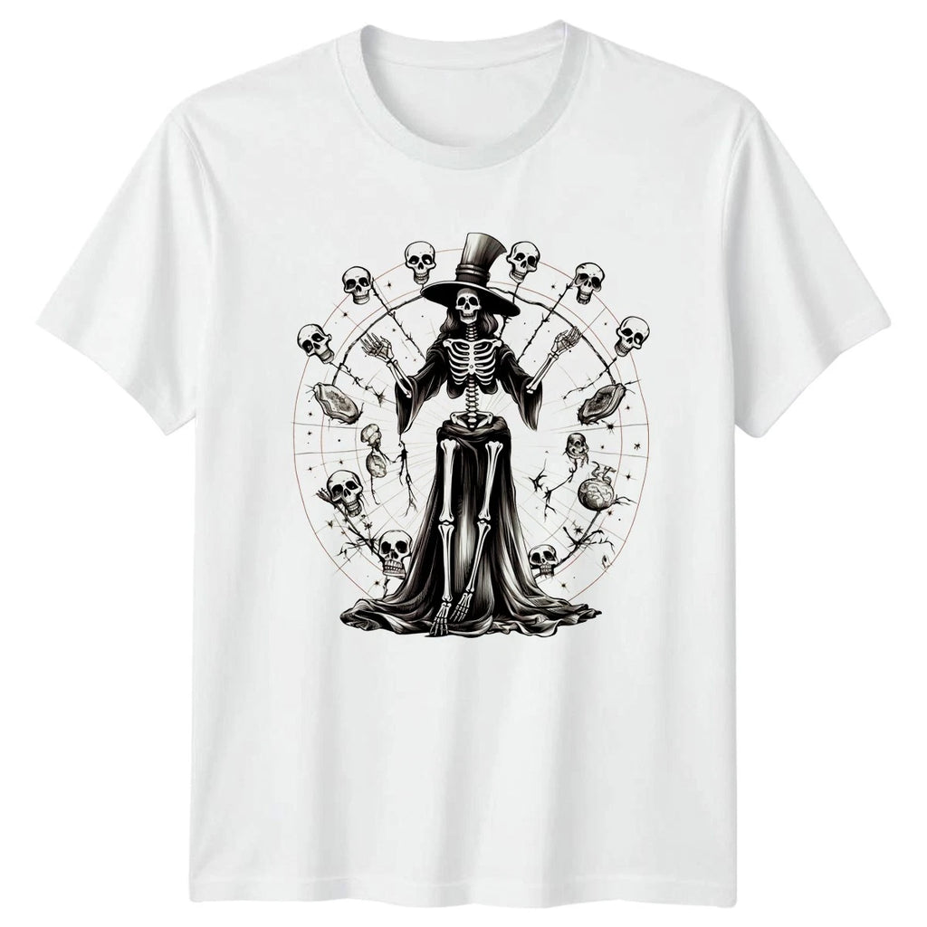 Keeper Of Souls And Time T-Shirt Skeleton Art Gothic Macabre Halloween Gift