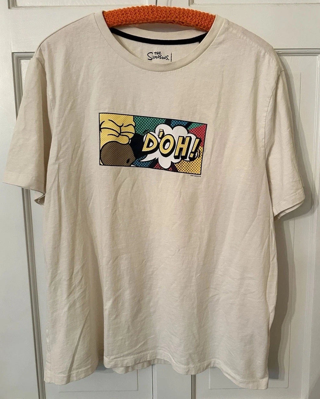 The Simpsons Homer D’oh Pop Art Graphic T-shirt XL