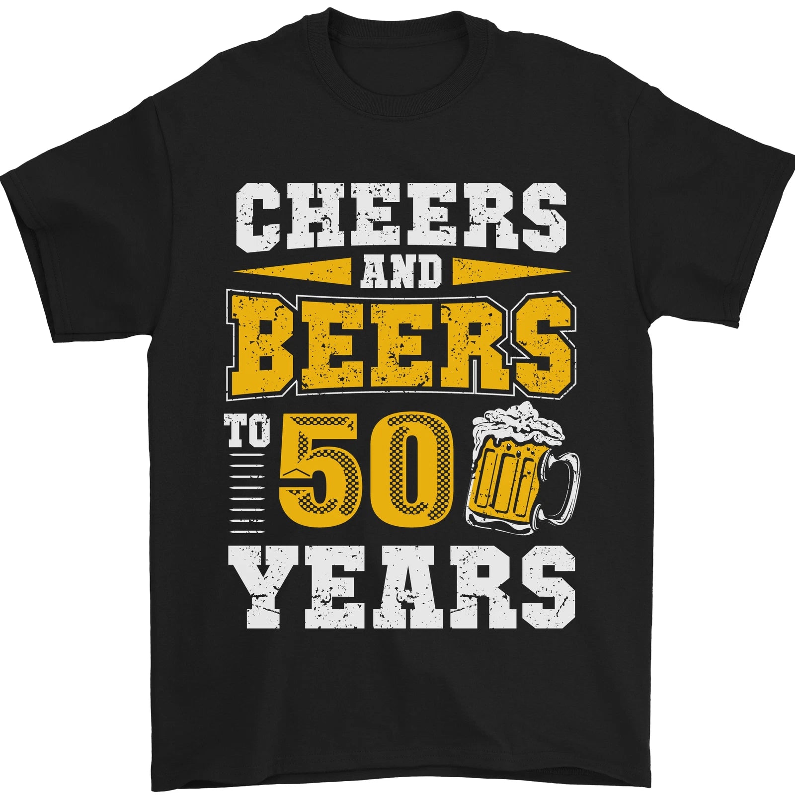 50th Birthday 50 Year Old Funny Alcohol Mens T-Shirt 100% Cotton