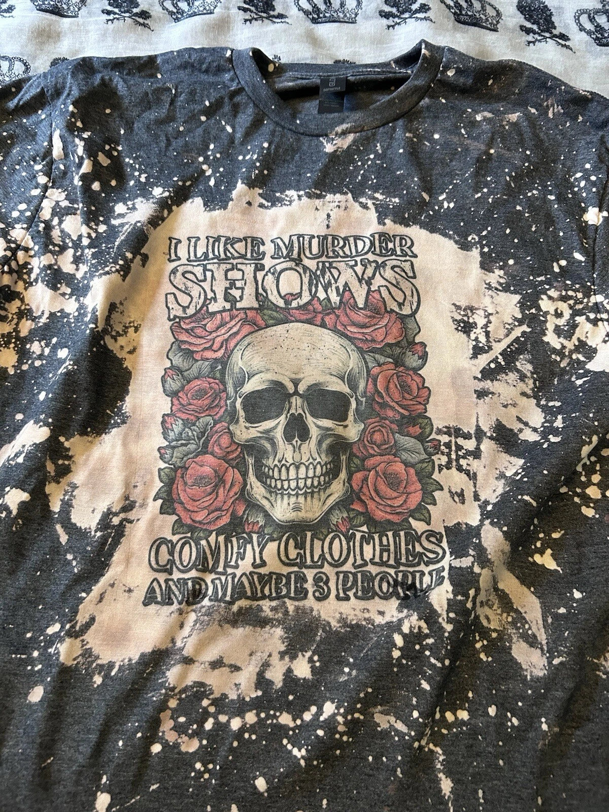 Murder Shows, Introvert, goth, horror, Halloween, Fandom, bleached shirt