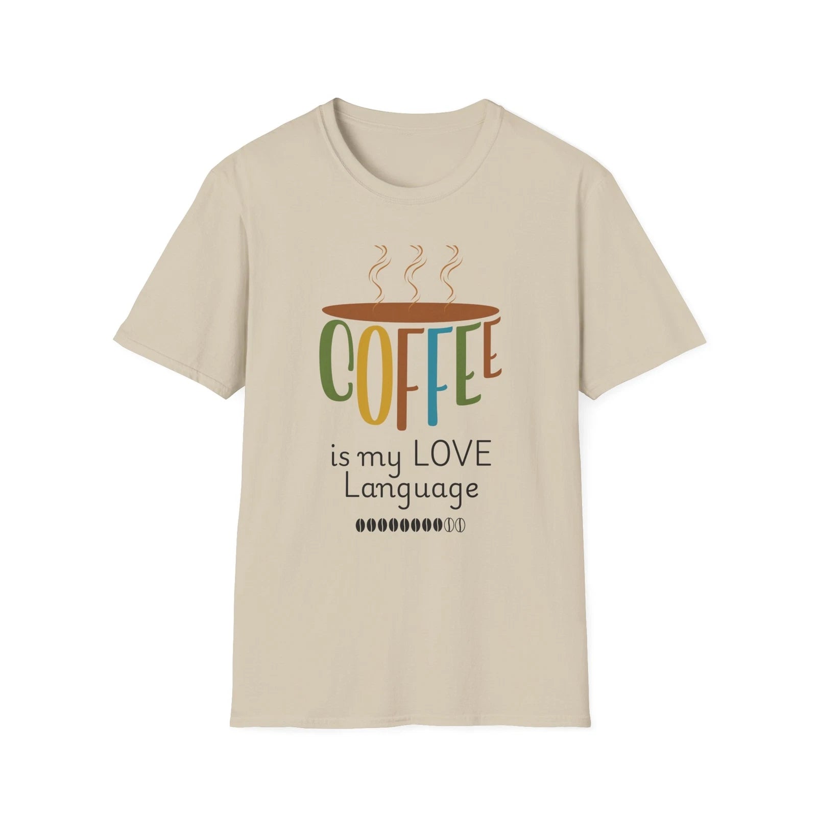 Coffee Love Language T-Shirt, Gift for Coffee Lovers