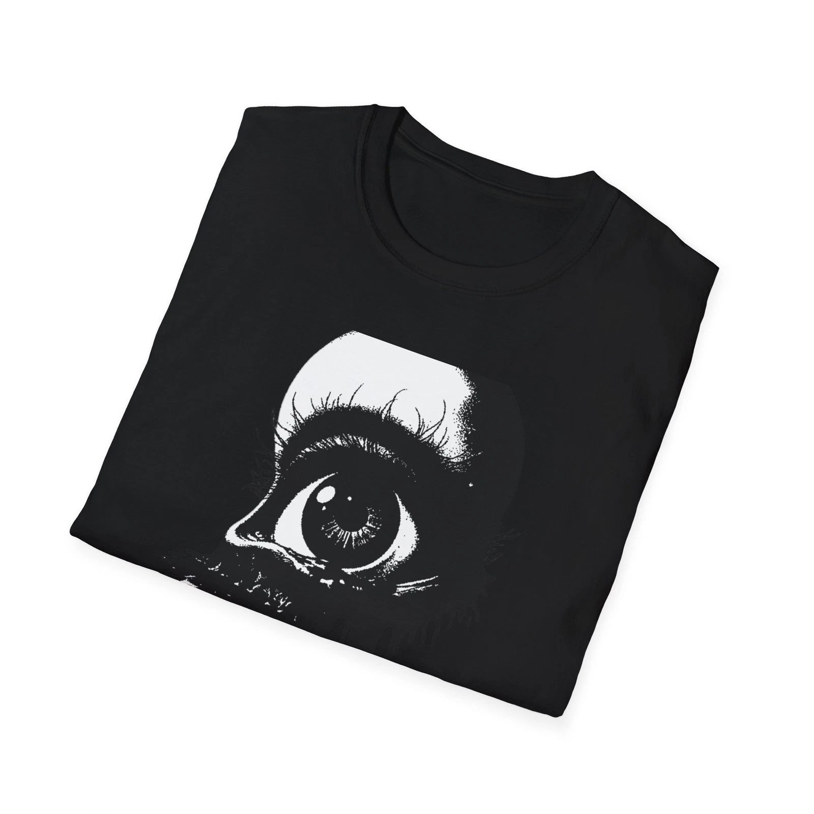 Dripping Eye "VISIONS" T-Shirt | Surreal Gothic Illustration Y2K