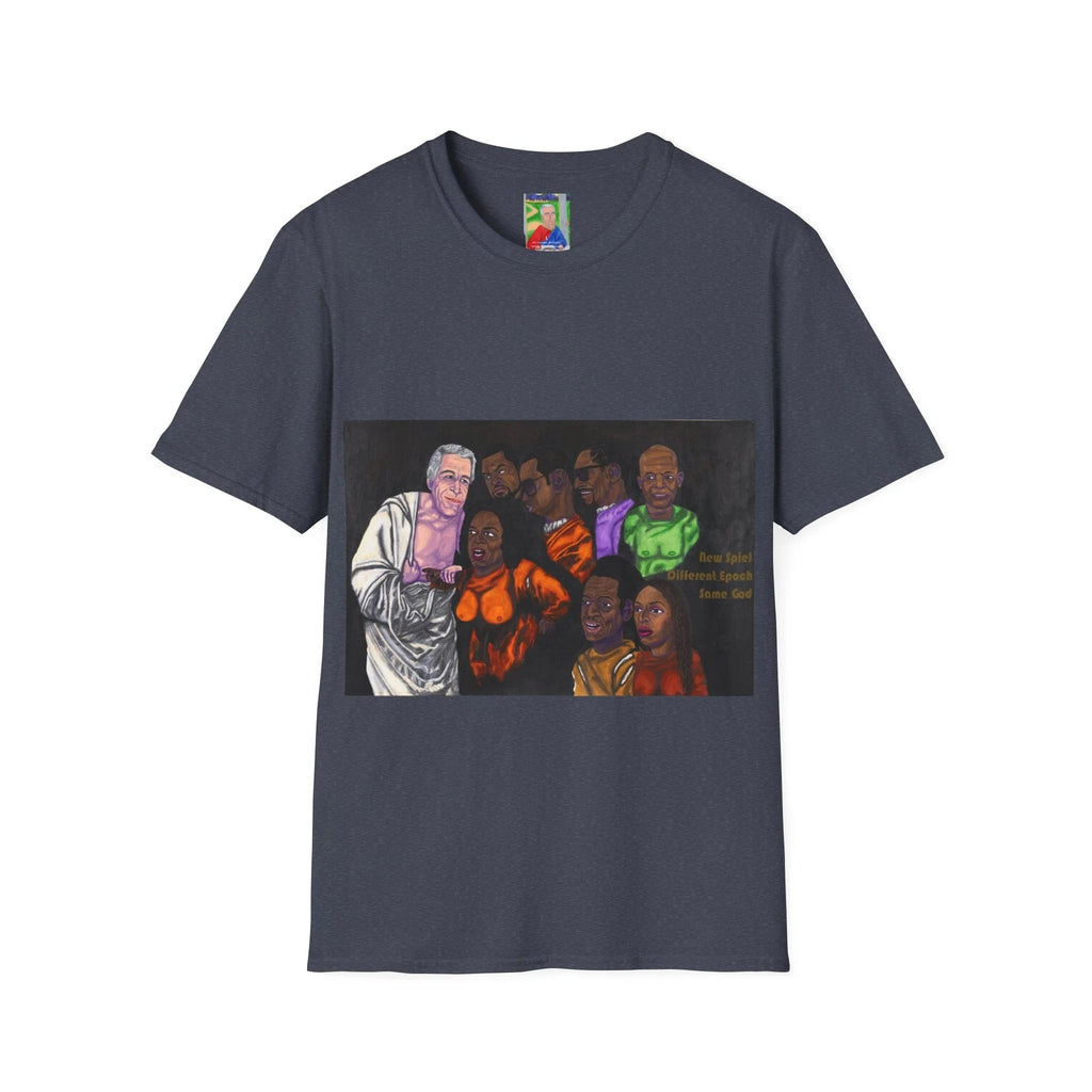 Funny Puff Daddy Diddy Jeffrey Epstein Unisex Softstyle T-Shirt, Dark Humor Tee,