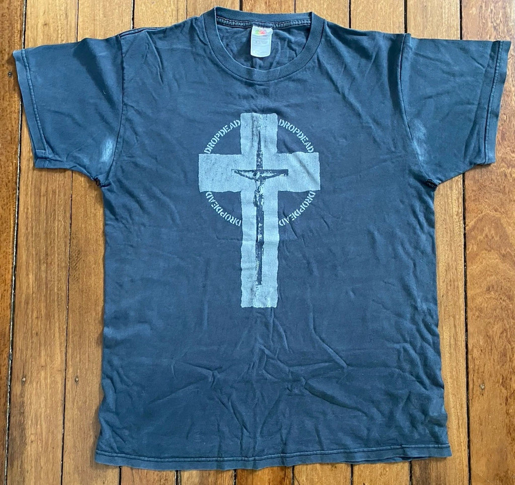 Vintage Dropdead T Shirt Powerviolence Rupture Crossed Out MITB Dystopia Punk