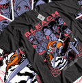 Bleach Ichigo T-Shirt Kurosaki Moon Kawai Anime Horror Manga Gift shirt All Size