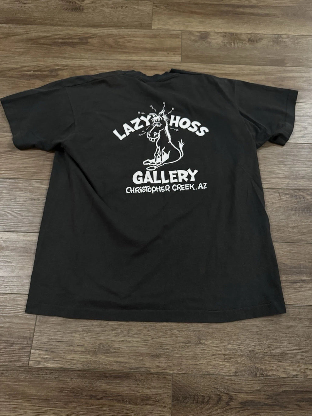 Vintage Funny Lazy Hoss Donkey Gallery Arizona Shirt