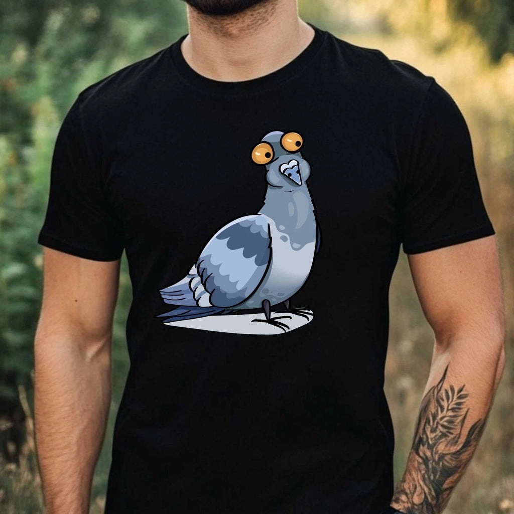 Mens Dove Motif Cotton T-Shirt Size XS to 5XL