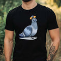 Mens Dove Motif Cotton T-Shirt Size XS to 5XL