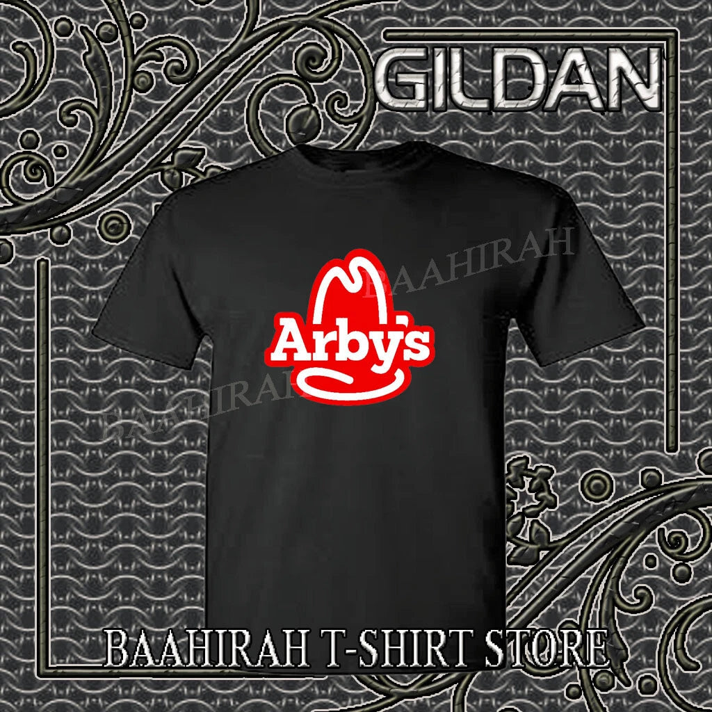 New Arby's Fast Food Logo T-Shirt Funny Logo TEE T-Shirt Size S to 5XL