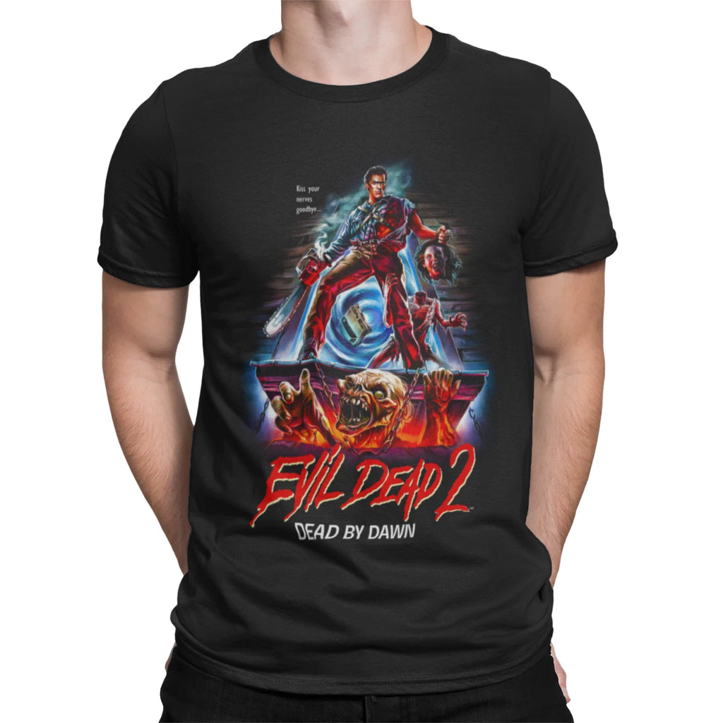 evil dead 2 horror Christmas birthday halloween funny t shirt