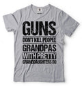 Guns Don't Kill Grandpas with Pretty Granddaughters Do Grandpa Papa T-Shirt Gift