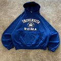 University of Roma Spell-Out Heavyweight Blue Hoodie S-5XL Gildan
