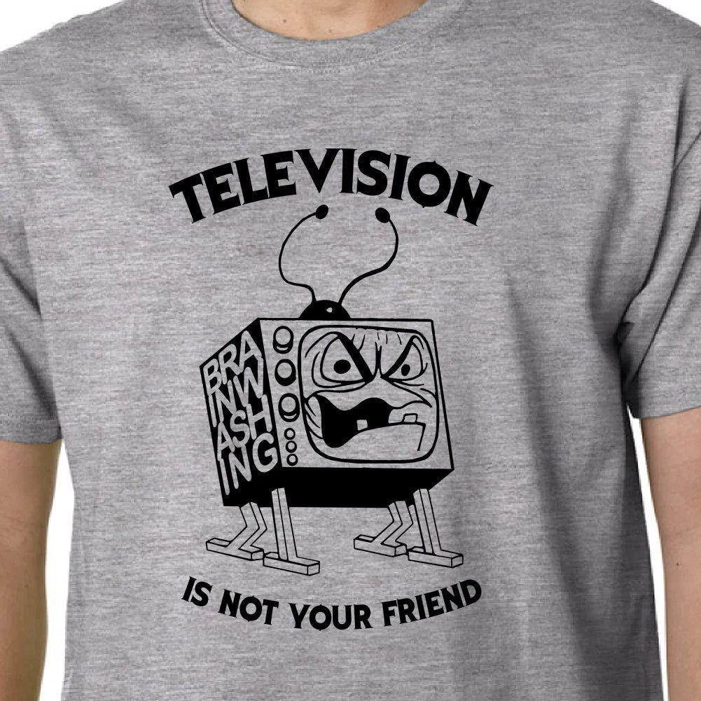Television Is Not Your Friend t-shirt SYSTEM OF A DOWN GEEK FUNNY QUOTE WILLO