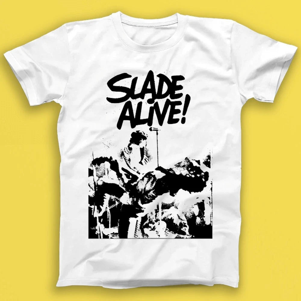 Slade Alive Hard Rock Music Gift Tshirt T1777