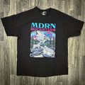 Modern Rockstars XL Wolf Dreamcatcher Shirt Butterfly Graphic Tee Black
