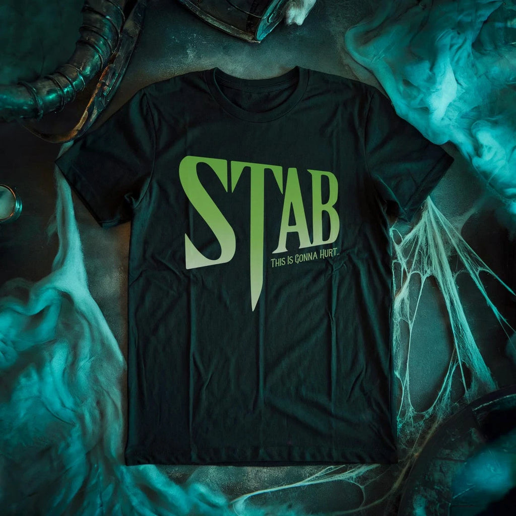 STAB  Scream Movie Inspired Tee  1996 wes craven scary movie unisex T-Shirt