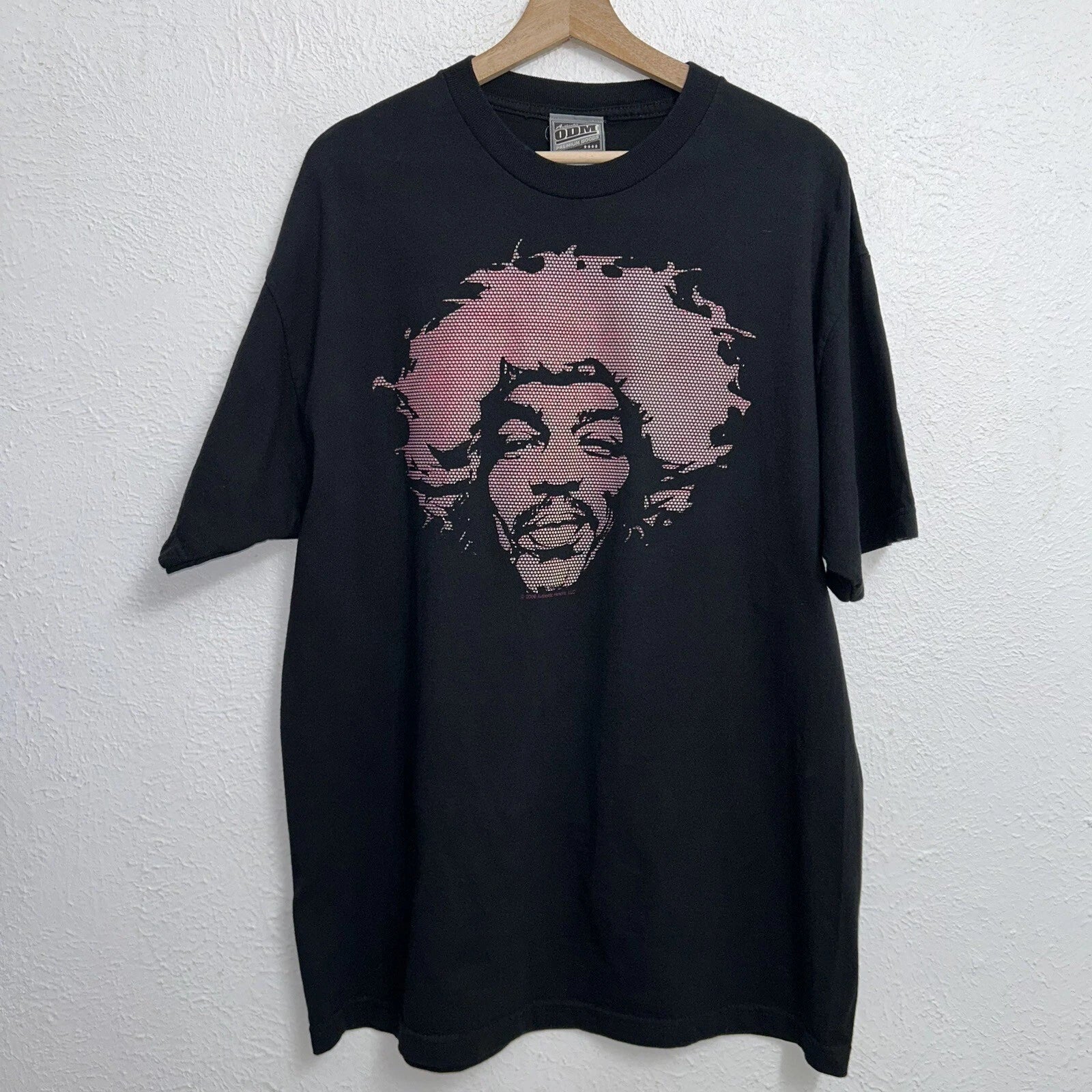 Jimi Hendrix Pop Art 2006 Tee Black T-Shirt Short Sleeve Size XL