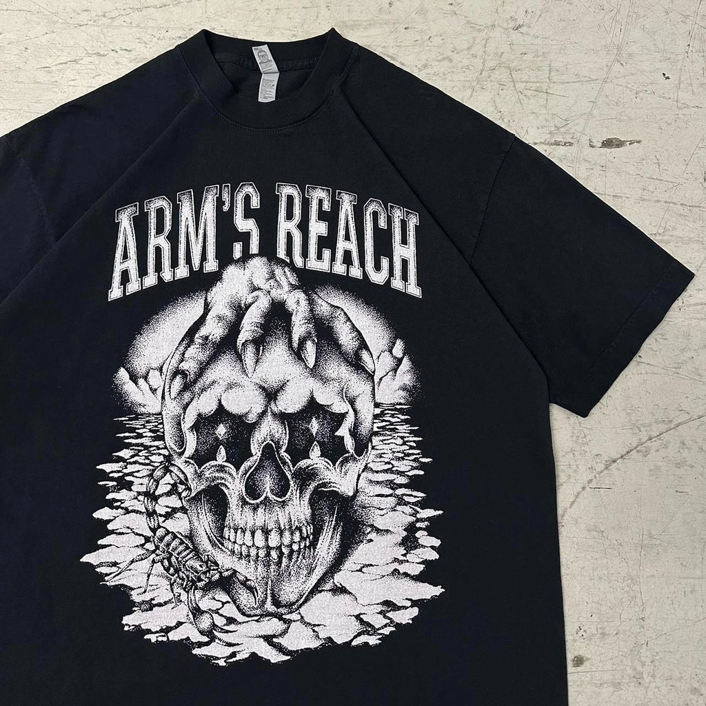 Y2K Grunge Skull Arms Reach T-Shirt