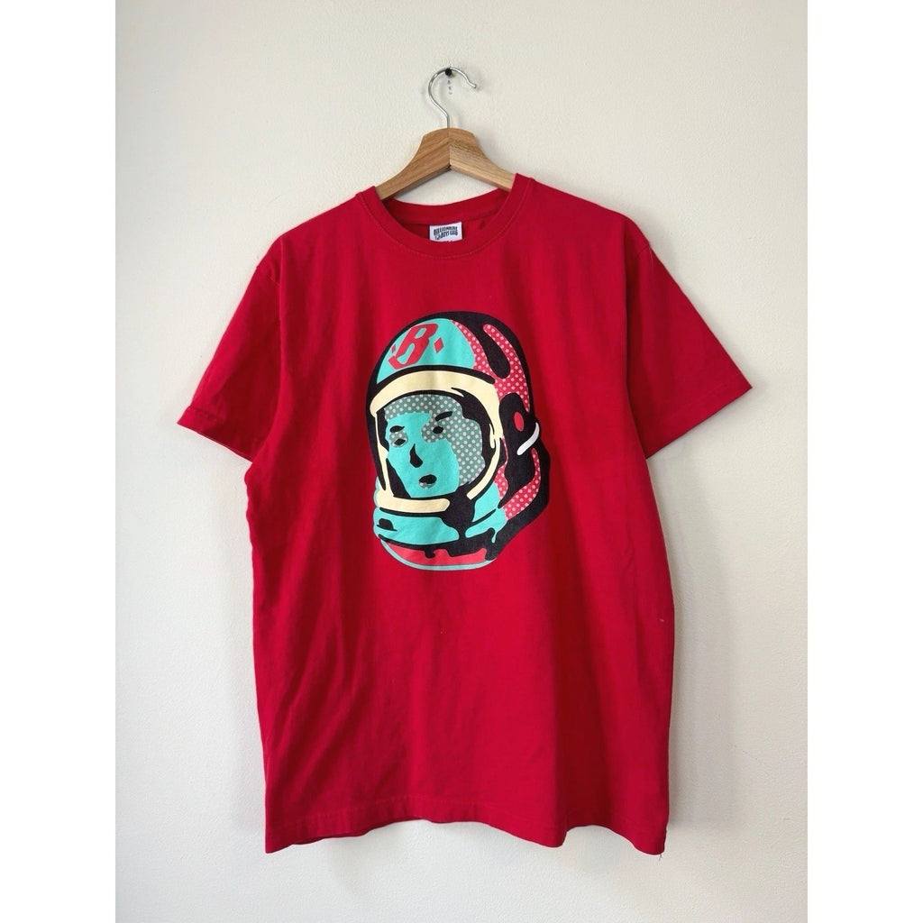 Billionaire Boys Club BBC Pop Art Colorful Astronaut Red Tee Shirt - Large