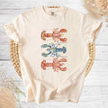 Boho Lobster Comfort Tee Summer Beach Ocean Coastal Apparel