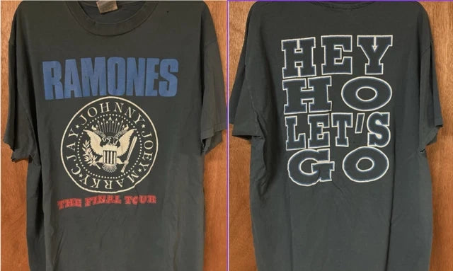 90s 1996 Ramones The Final Tour T Shirt