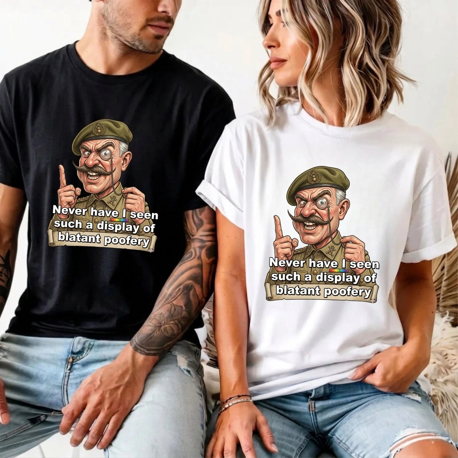 Never Have I Seen Such A Display Of Blatant Poofery T-Shirt - Funny Meme Tee Top