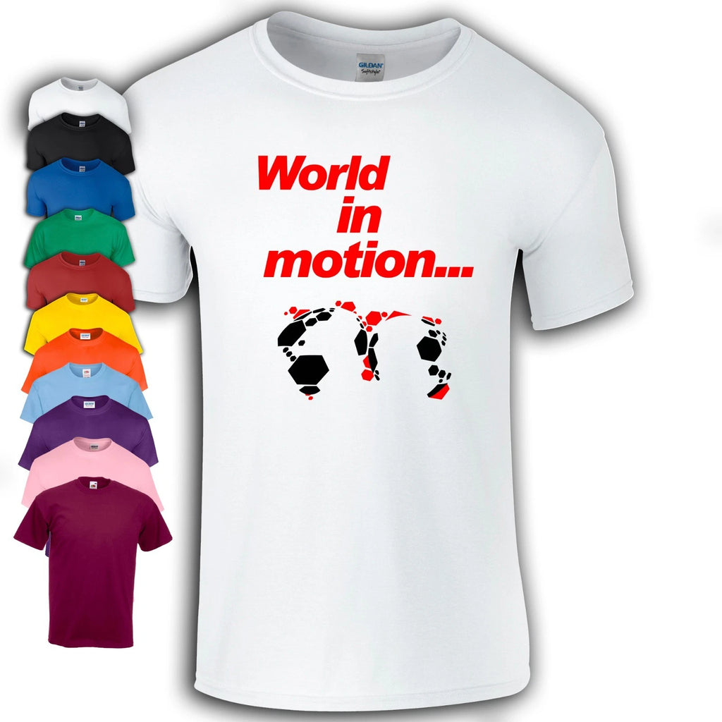 World In Motion T-Shirt | New Order | World Cup | Football | Retro
