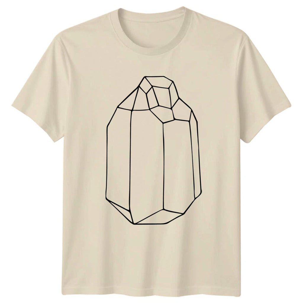 Minimalist Boho Crystal Gemstone Healing T-Shirt Minerals Spirituality