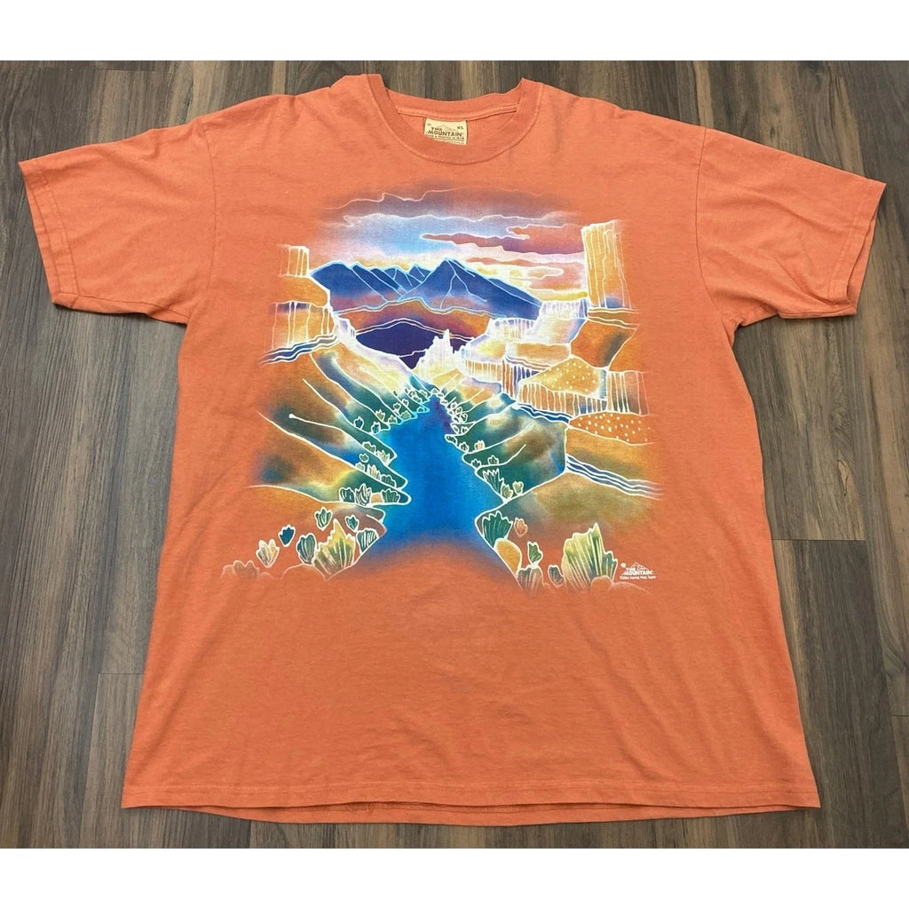 VTG Y2K 2004 The Mountain USA Harriet Peck Taylor nature cotton graphic t-shirt