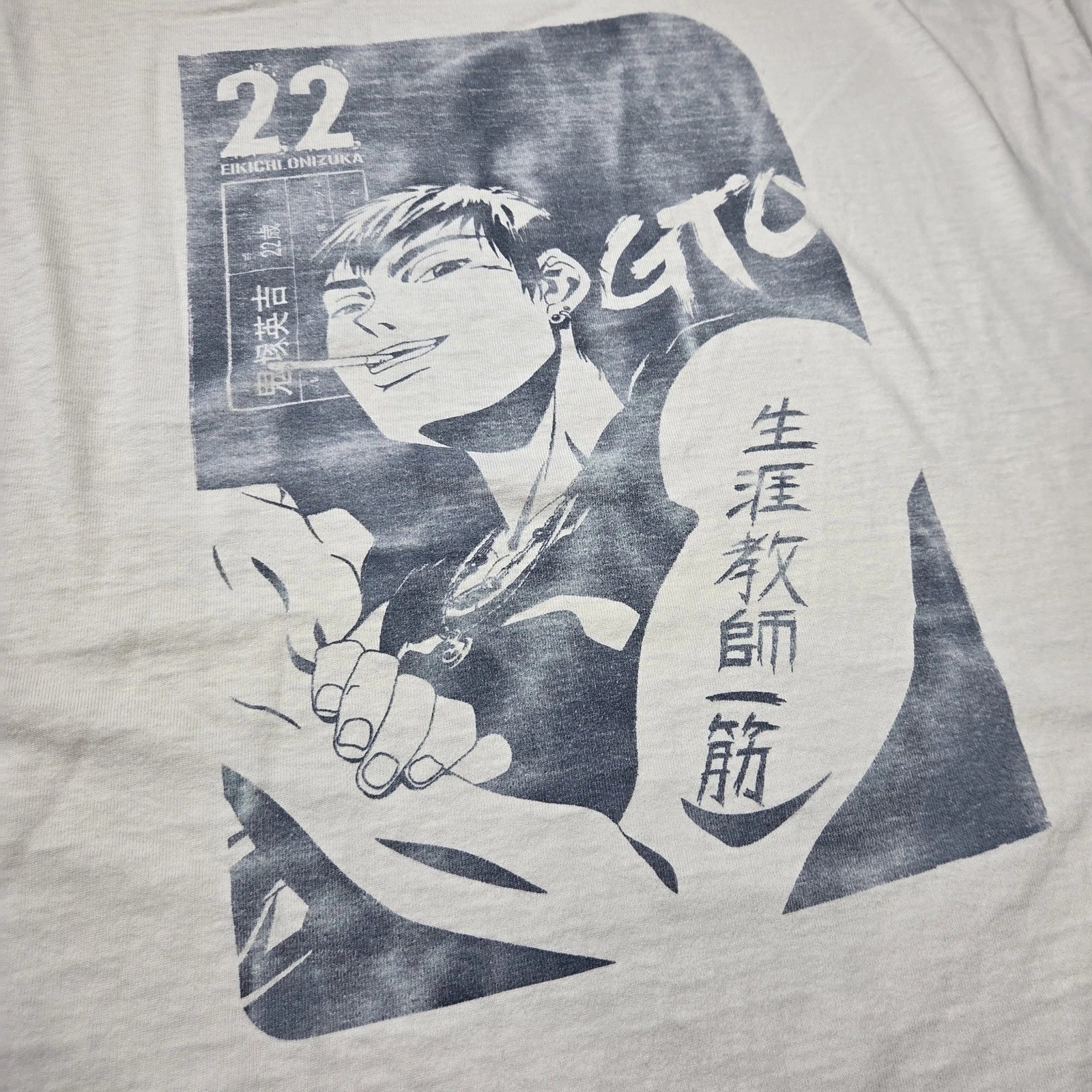 GTO Great Teacher Onizuka Vintage T-Shirt Size XL, Anime Manga