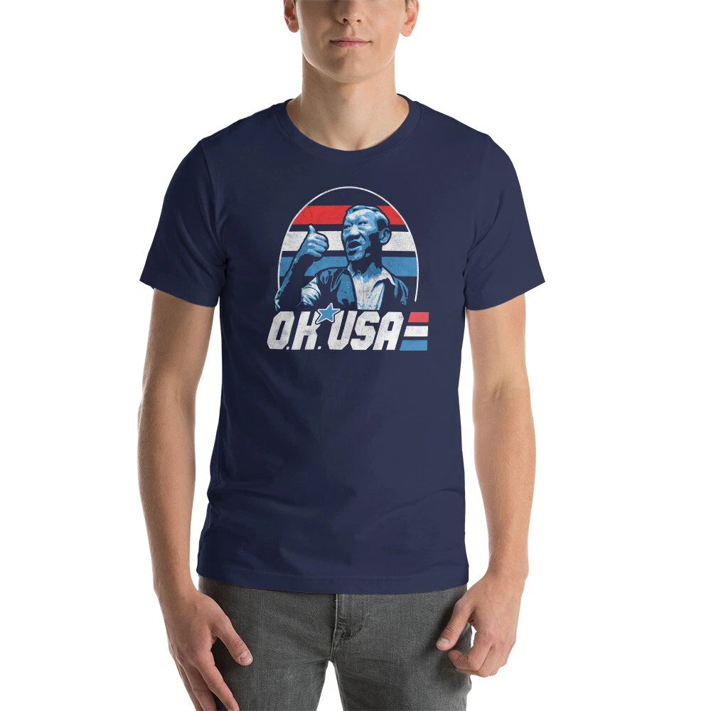 OK USA Bloodsport Movie 80s Graphic Tee Shirt Unisex t-shirt