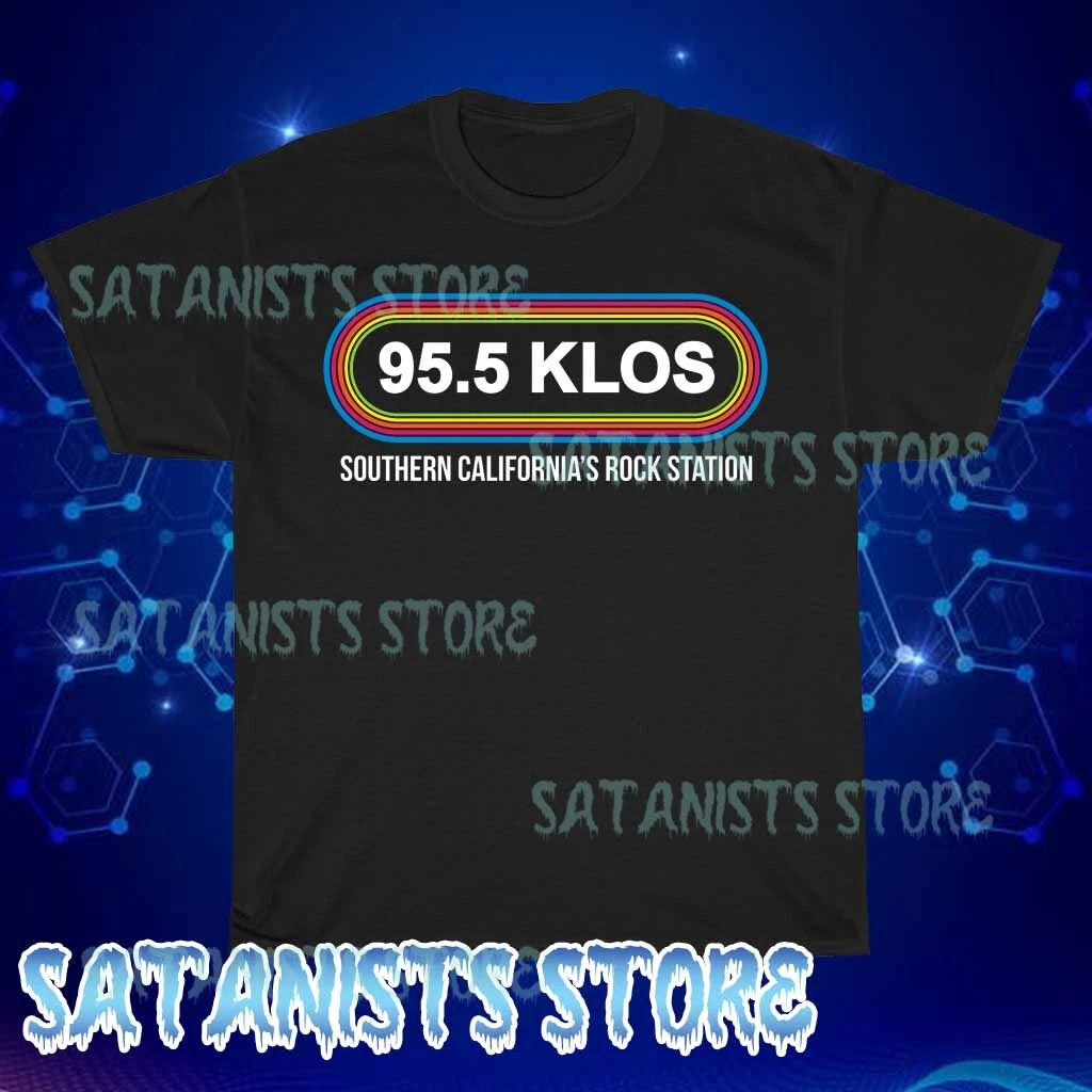 New 95 5 Klos Men's Black T-shirt Funny Size S to 5XL