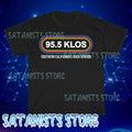 New 95 5 Klos Men's Black T-shirt Funny Size S to 5XL
