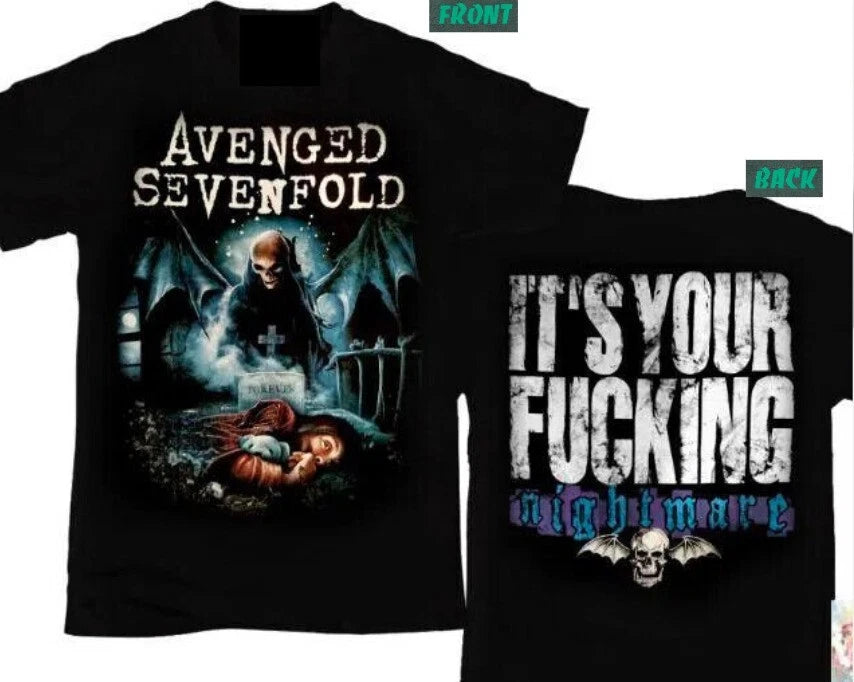 Nightmare Sevenfold Your Avenged It's 2 Side T-Shirt