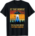 Funny Alien Abduction Malinois Dutch Shepherd UFO UAP Dog T-Shirt