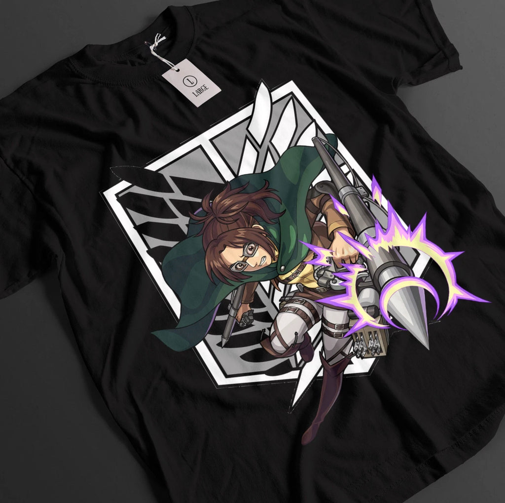 Attack On Titan Shirt Hange Zoe Tshirt AOT T-Shirt Anime Unisex Graphic Tee
