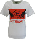 Mens White Official Fontaines D.C Gothic Logo T Shirt