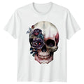 Ethereal Floral Skull With Eye T-Shirt Dark Academia Goth For Him And Her