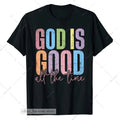 God Is Good T-Shirt Christian Pastel Faith Tee Religious Quote Bible Verse Gift