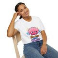 Pink Shell Cute Kawaii Beach Sarcastic Ocean Cartoon Unisex Softstyle T-Shirt