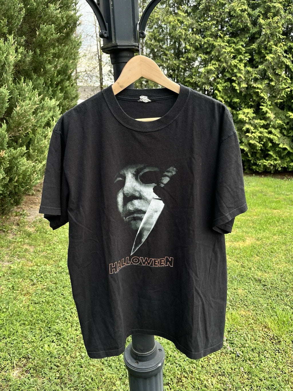 Vintage Horror Movie Promo T Shirt 2005 Halloween Michael Myers Large