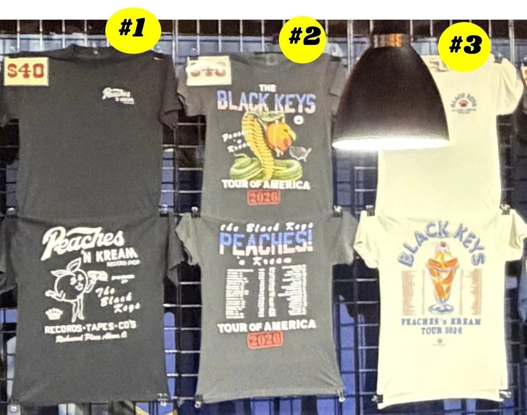 The Black Keys Tour Merch 2026 T shirt (Reprint)