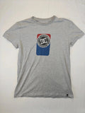 Vintage DC Shoes Heather Grey Graphic T-Shirt Skater Y2K Medium