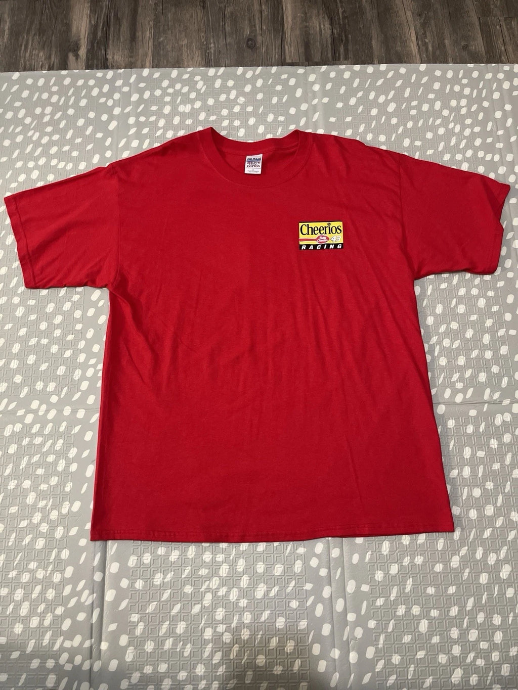 VINTAGE NASCAR CHEERIOS RACING GRAPHIC T SHIRT Size XL 90s Y2K RACING TEE NO 43