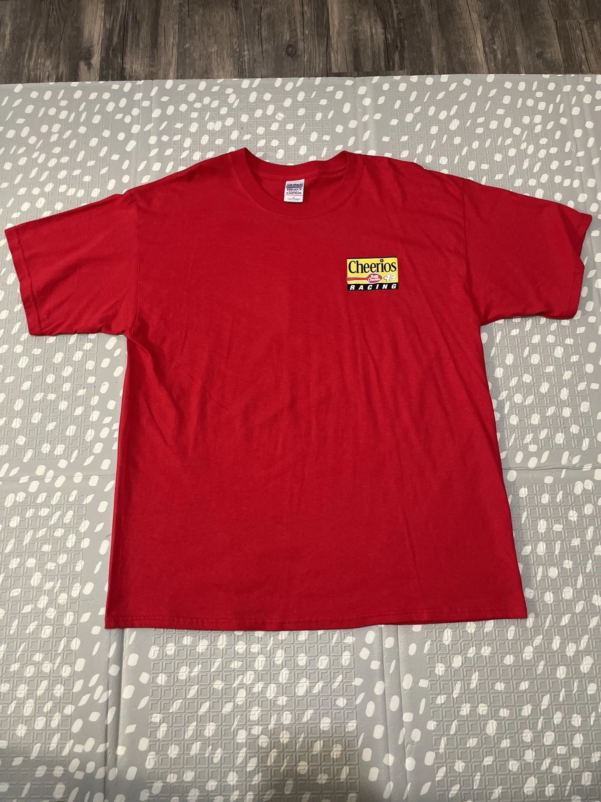 VINTAGE NASCAR CHEERIOS RACING GRAPHIC T SHIRT Size XL 90s Y2K RACING TEE NO 43