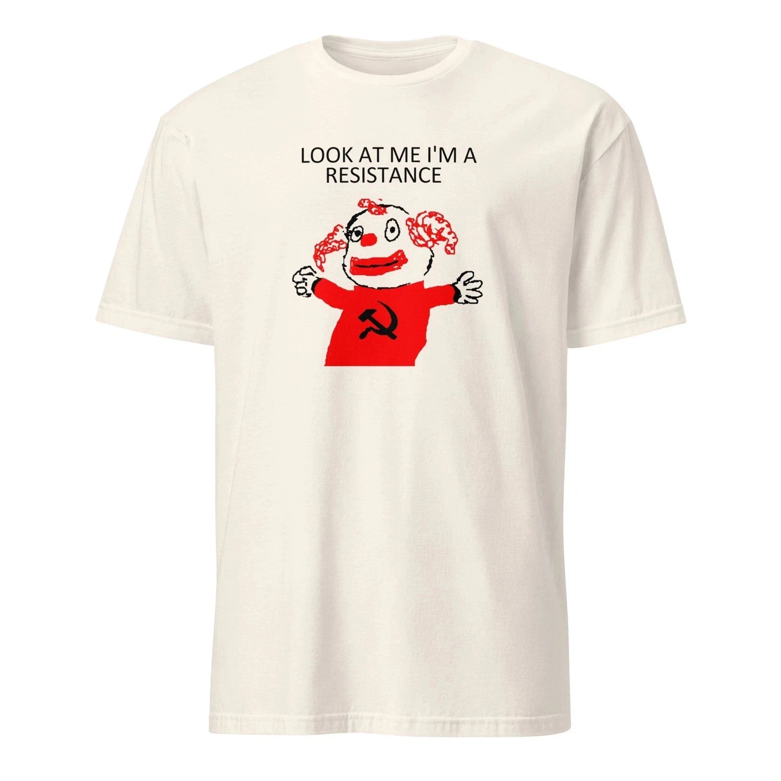 Look I’m Resisting T-Shirt | Anti-Communist Political Satire Parody Tee