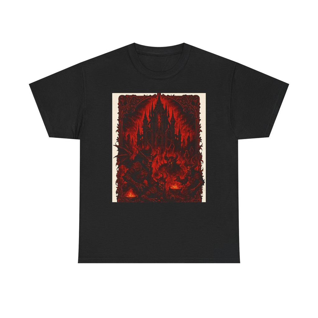 Dark Castle Inferno Tee | Gothic Horror Artwork