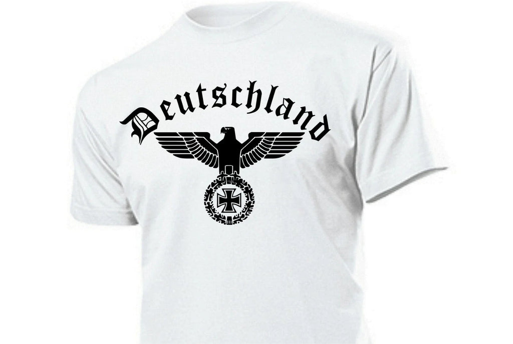 Imperial Eagle Germany Jersey Iron Cross Eagle Ek Ek1 Ek2 Size S-Xxl Tee (1)