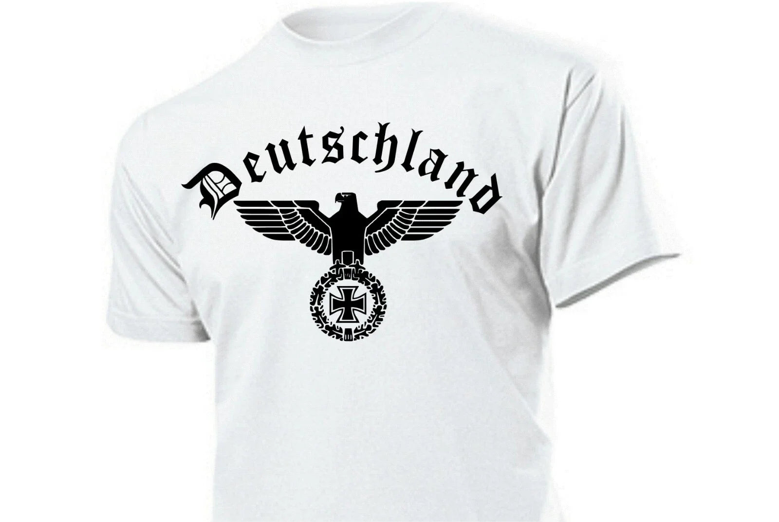 Imperial Eagle Germany Jersey Iron Cross Eagle Ek Ek1 Ek2 Size S-Xxl Tee (1)